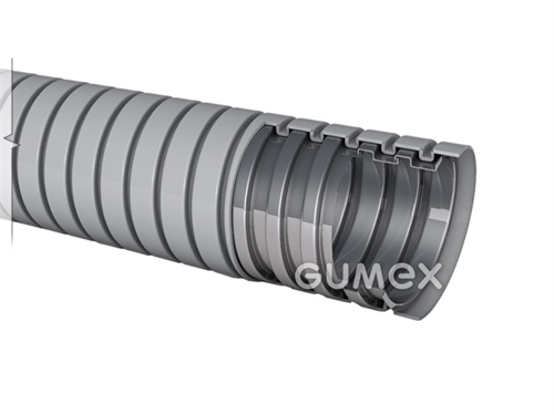 METAL HOSE PVC 102, 7/10mm, IP68, Metall mit PVC-Oberfläche, -20°C/+70°C, grau, 